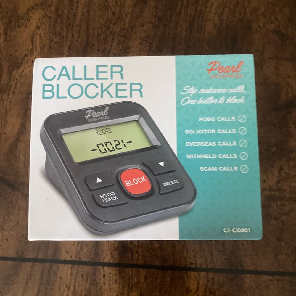 Brand new with tags caller is box and call blocker
